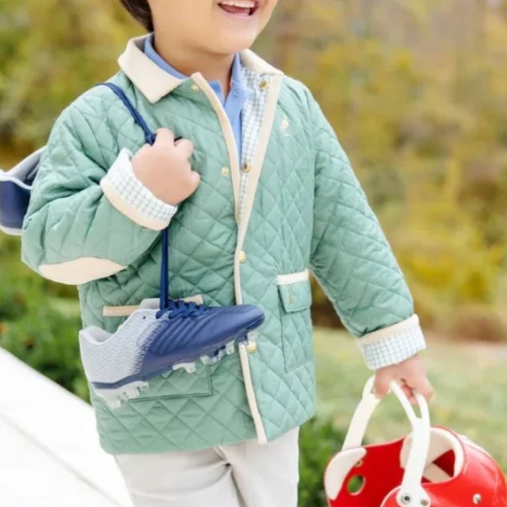 $49 ADD ON the beaufort bonnet company quilted jacket hanna andersson mini boden